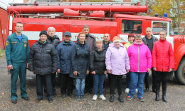 Экскурсия на спасательную станцию и в пожарно-спасательную часть №78 г. Собинка 