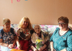 Поздравление с 101-м Днем рождения долгожителя г.Владимира. 