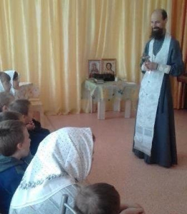 Встреча с настоятелем церкви