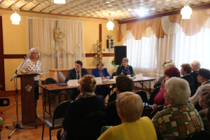 Встреча жителей района с директором департамента социальной защиты населения Владимирской области Кукушкиной Л.Е. 