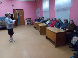 Встреча директора ГКУ ОСЗН по городу Мурому и Муромскому району О.В. Мартыновой с населением