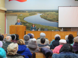 04.12.2019 года в 10.00 ч. в актовом зале администрации Вязниковского района состоялась информационная встреча с членами Вязниковского городского отделения Общероссийской общественной организации «Союз пенсионеров России»