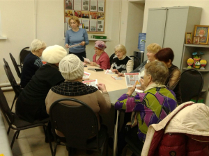 Беседа с участниками университета третьего возраста по противопожарной безопасности