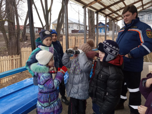 Профилактическая  экскурсия  на спасательную станцию "Осторожно, тонкий лед"