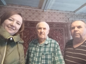 Поздравляем участника войны.