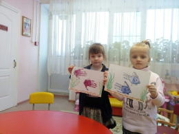 Занятие по рисованию с применением нетрадиционной техники "Рыбки".