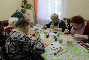 Весенний букет мимозы