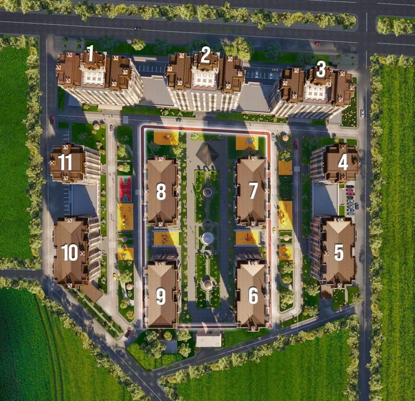 Элитка, 48 м2, этаж 7/10, ж/к Асанбай, Сост: Строящийся ПСО - фото 4
