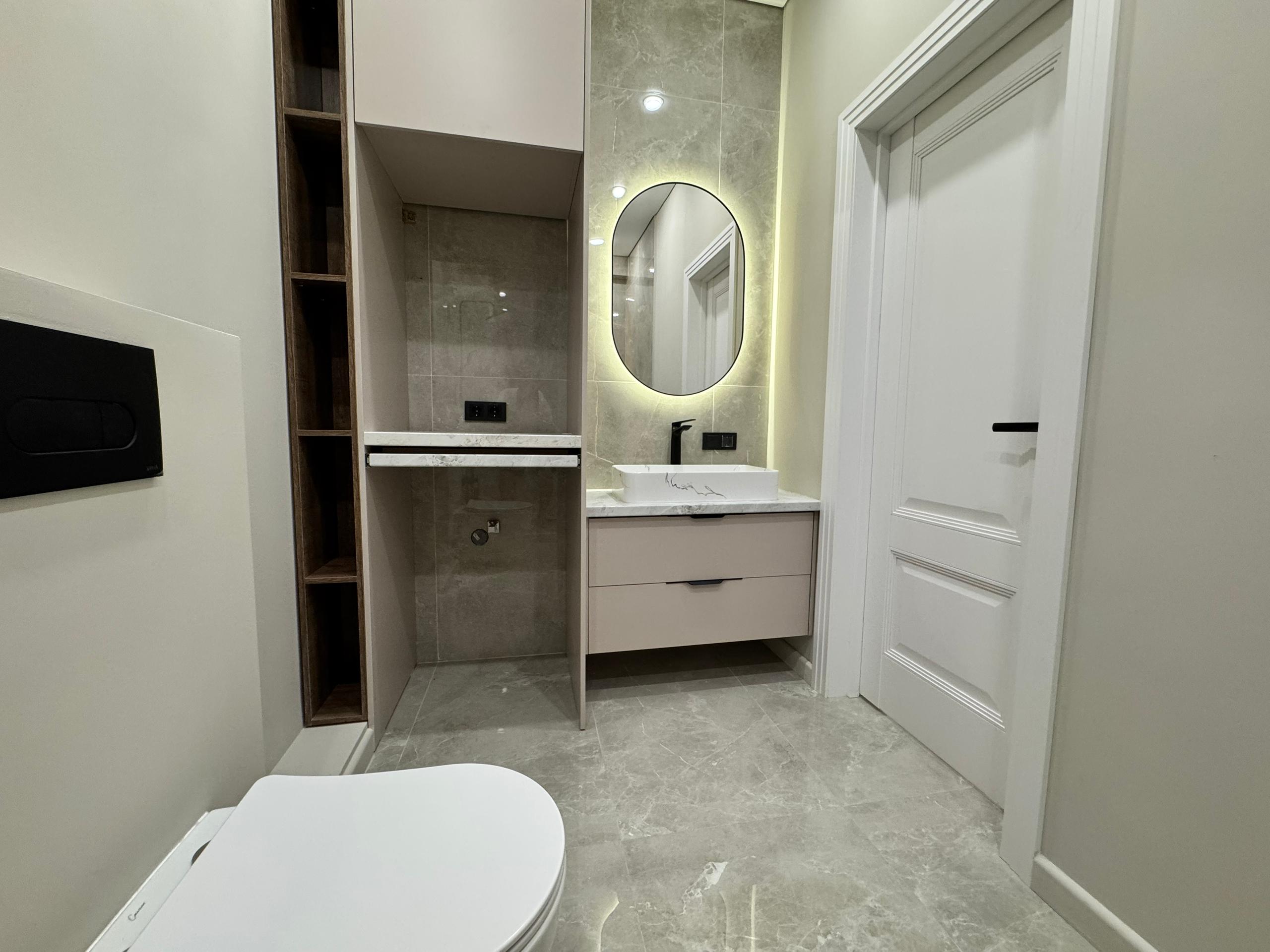 Продажа, Элитка, 3 ком, 104 м2, этаж 4/14, ж/к Нурзаман Сити (Nurzaman City), Сост: Евроремонт - фото 11
