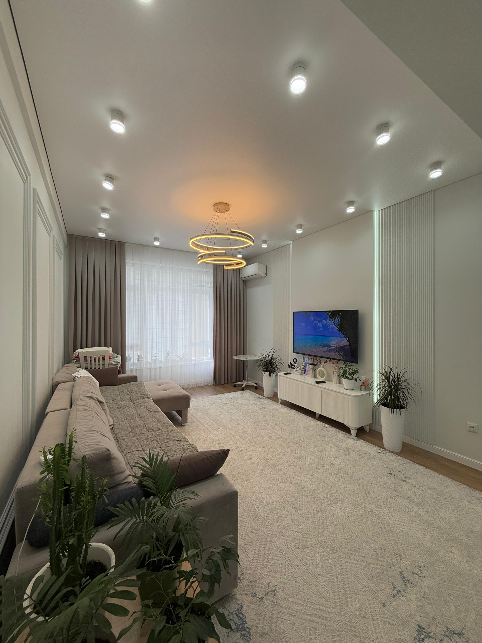 Элитка, 3 ком, 100 м2, этаж 5/14, ж/к Ихлас Джал-15, Сост: Евроремонт - фото 7