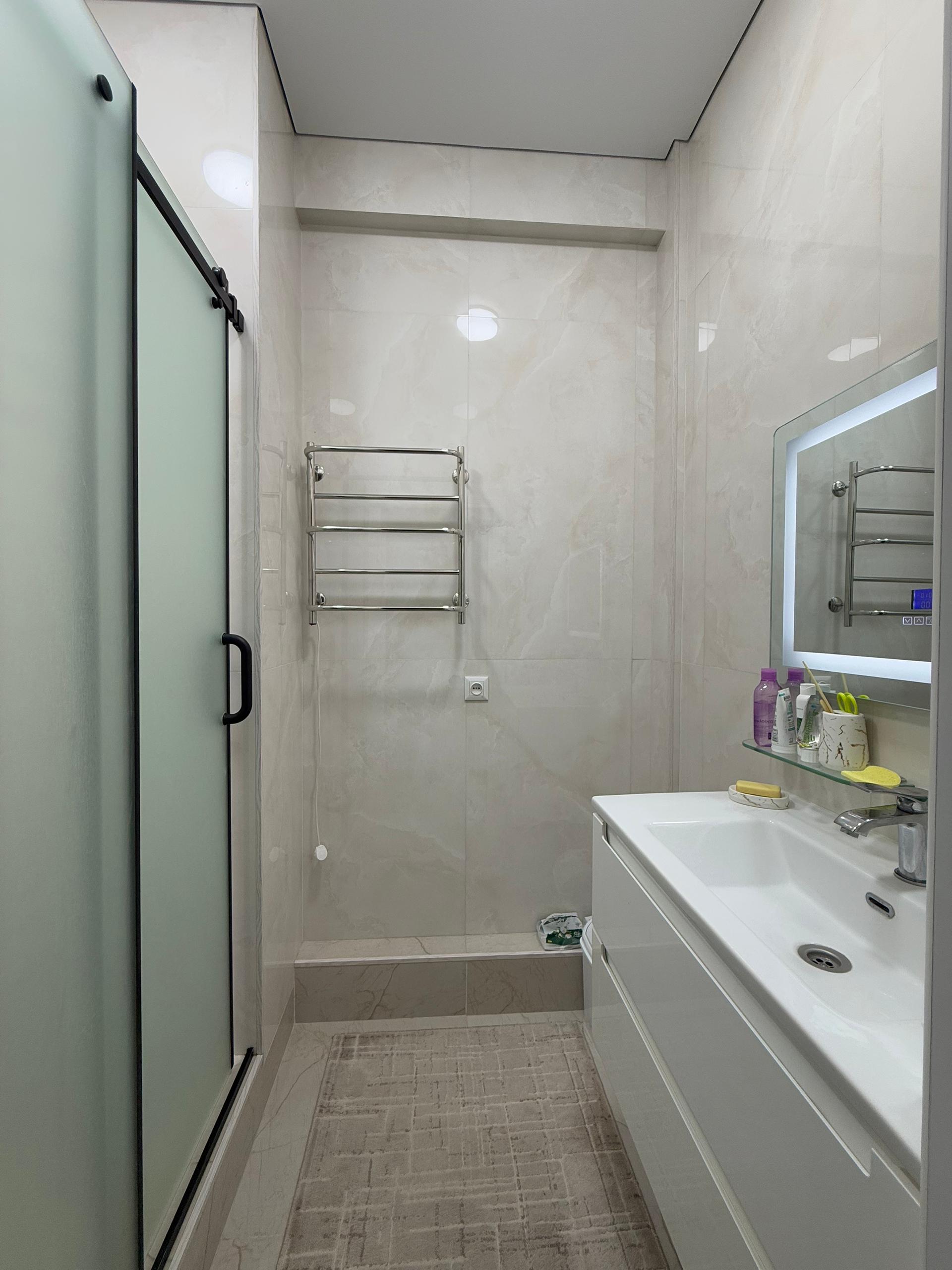 Элитка, 3 ком, 100 м2, этаж 5/14, ж/к Ихлас Джал-15, Сост: Евроремонт - фото 15