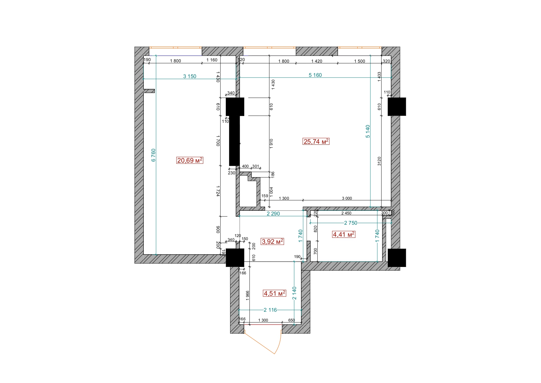 Продажа, Элитка, 2 ком, 59.27 м2, этаж 2/12, ж/к Кап Строй Сити (Capstroy City), Сост: Евроремонт - фото 2