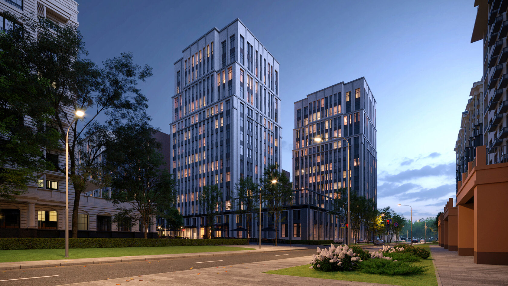 Продажа, Элитка, 3 ком, 100 м2, этаж 2/14, ж/к Нью-Йорк сити (New York city), Сост: Строящийся ПСО - фото 1