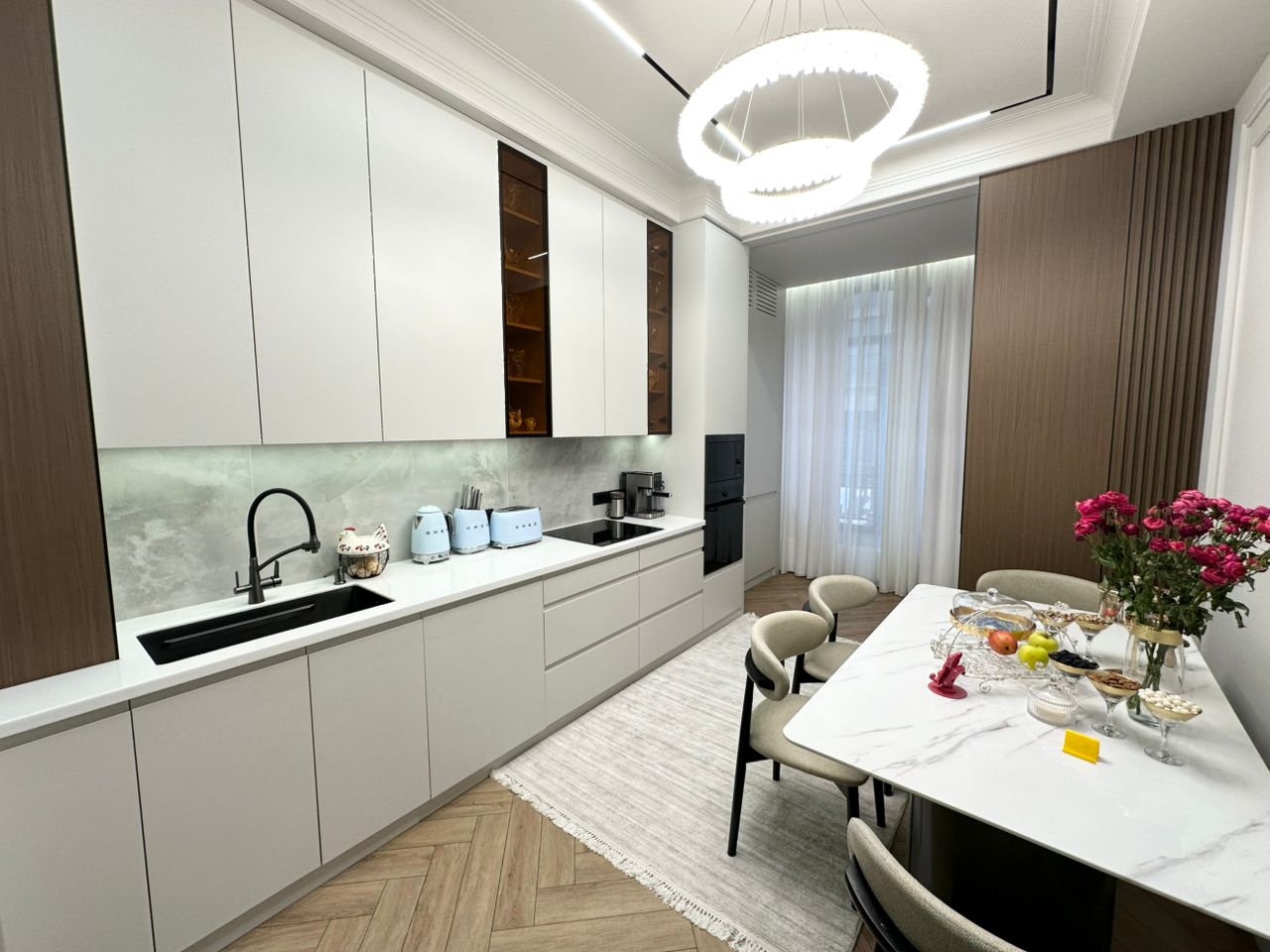 Продажа, Элитка, 4 ком, 137 м2, этаж 1/4, ж/к Ницца Резиденс (Nitca Residence), Сост: Евроремонт - фото 6