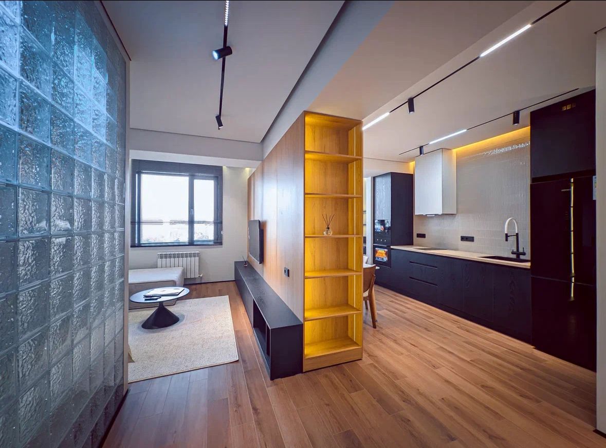 Элитка, 2 ком, 44 м2, этаж 12/12, ж/к Кремлёвский, Сост: Евроремонт - фото 1