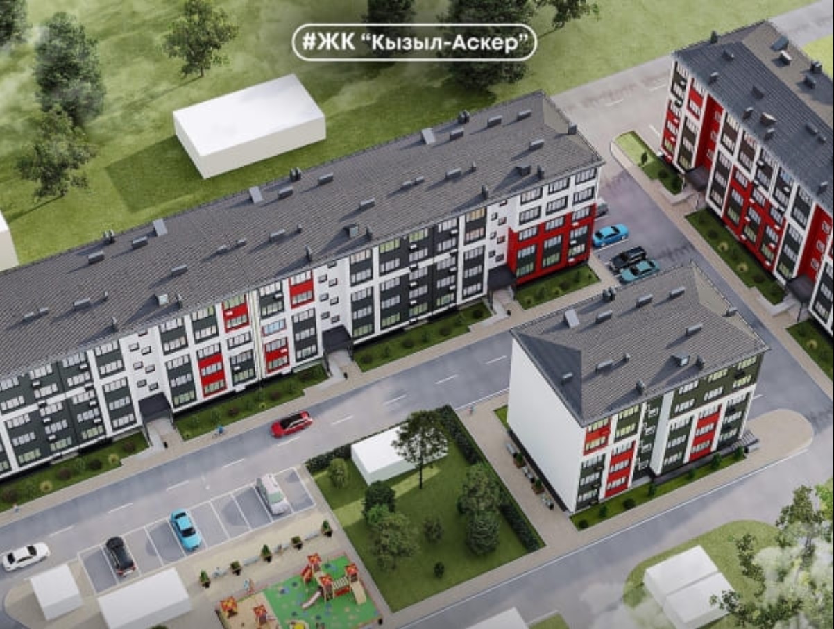 Элитка, 2 ком, 67 м2, этаж 1/5, ж/к ЖК «Кызыл Аскер», Сост: Сдан ПСО - фото 21