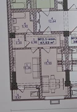 Продажа, Элитка, 1 ком, 47.53 м2, этаж 10/16, Сост: Строящийся ПСО - фото 1