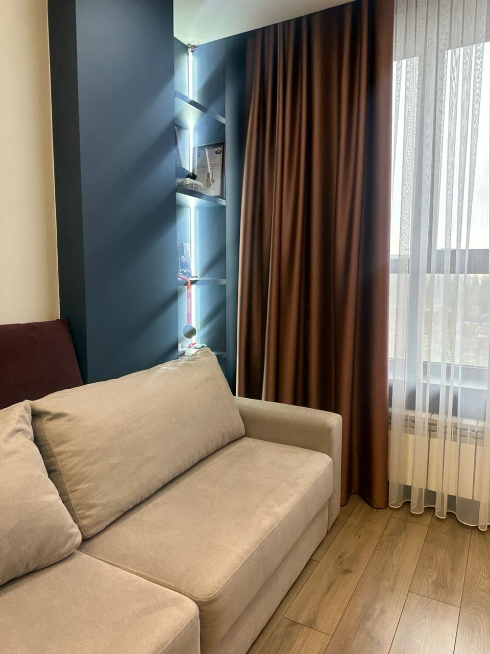 Элитка, 2 ком, 55 м2, этаж 6/14, ж/к Нурзаман Сити (Nurzaman City), Сост: Евроремонт - фото 5