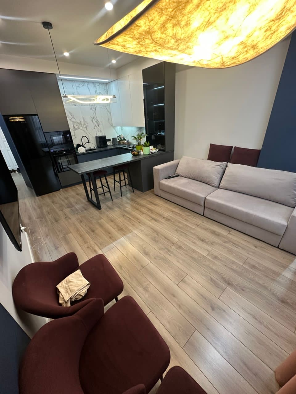 Элитка, 2 ком, 55 м2, этаж 6/14, ж/к Нурзаман Сити (Nurzaman City), Сост: Евроремонт - фото 10