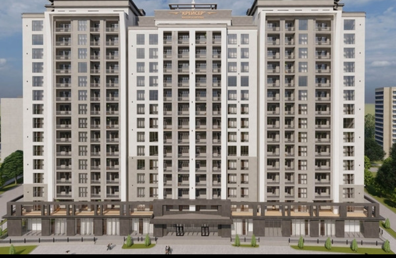 Продажа, Элитка, 1 ком, 48.65 м2, этаж 9/16, ж/к Крейсер (Kreyser), Сост: Строящийся ПСО - фото 1