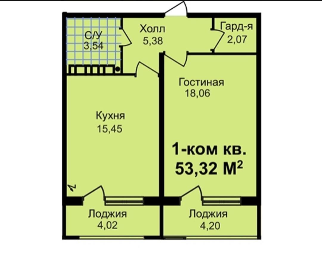 Продажа, Элитка, 1 ком, 53 м2, этаж 7/9, ж/к Aalam City, Сост: Евроремонт - фото 6