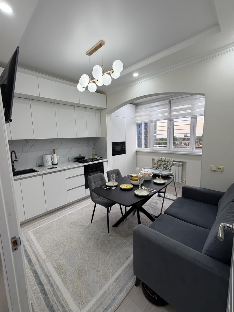 Элитка, 2 ком, 68 м2, этаж 8/9, ж/к ЖК Сары-Челек, Сост: Евроремонт - фото 8