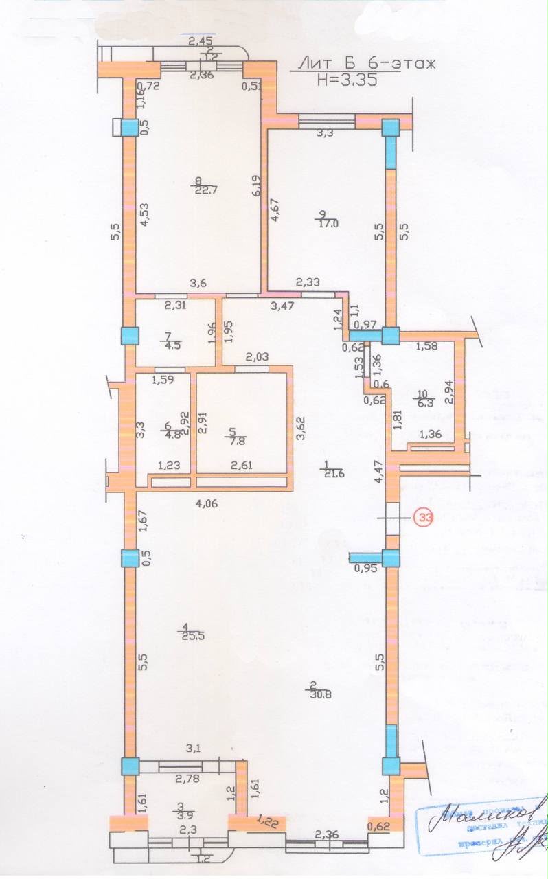 Продажа, Элитка, 3 ком, 144.9 м2, этаж 6/8, ж/к Французкий квартал (Francuzski Kvartal), Сост: Сдан ПСО - фото 47