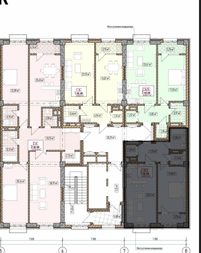 Продажа, Элитка, 2 ком, 60 м2, этаж 2/12, ж/к Нью-Йорк сити (New York city), Сост: Строящийся ПСО - фото 3