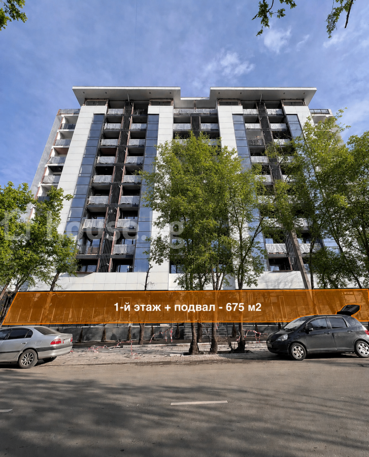 Офис, Коммерческая, 675 м2, этаж 1/9, Сост: Сдан ПСО - фото 1