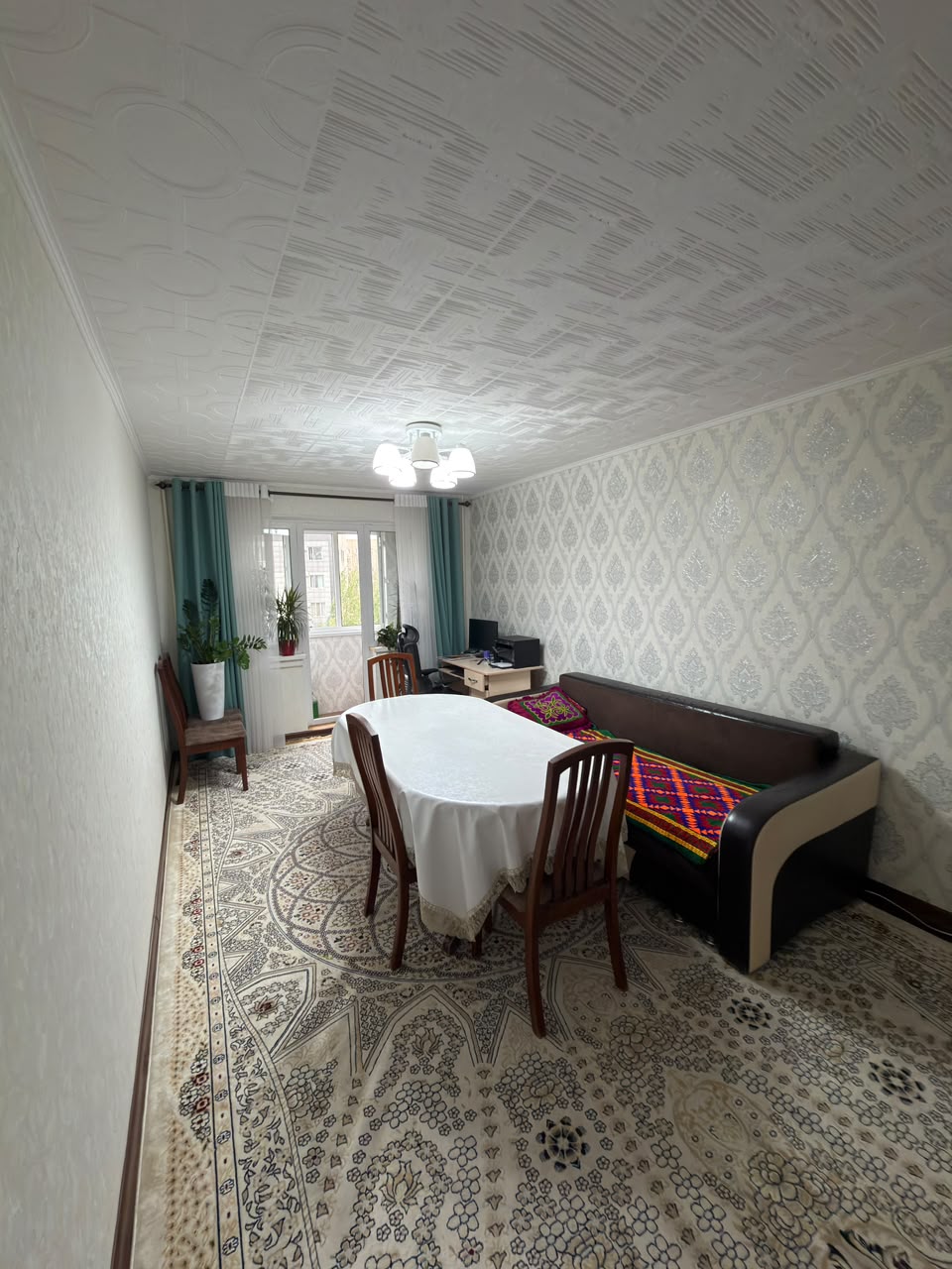 3 ком, 104 серия, 58 м2, этаж 4/5, Сост: Среднее - фото 1
