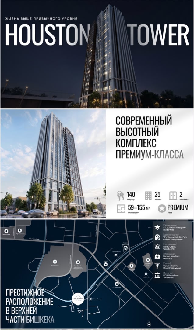Продажа, Элитка, 6 ком, 99.16 м2, этаж 6/25, ж/к ЖК Houston Tower (Хьюстон Тауэр), Сост: Строящийся ПСО - фото 1