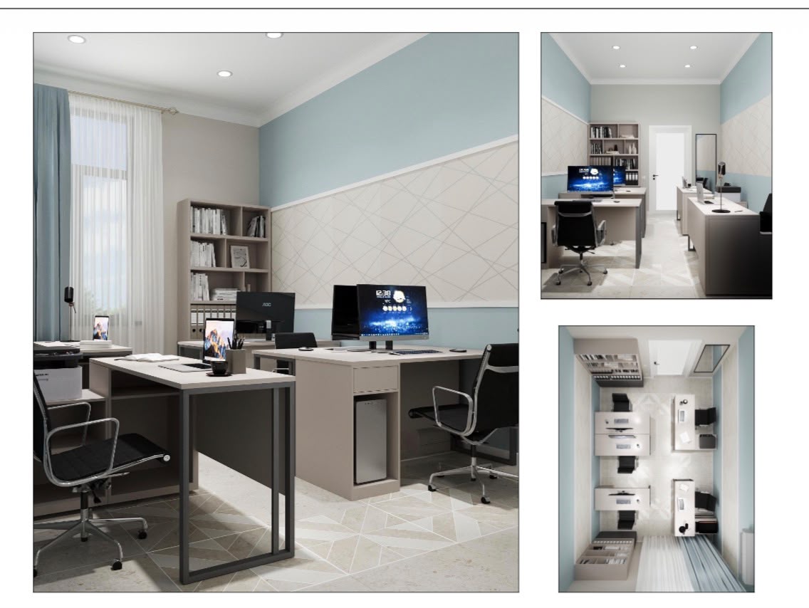 Офис, Коммерческая, 800 м2, этаж 2/2, Сост: Евроремонт - фото 2