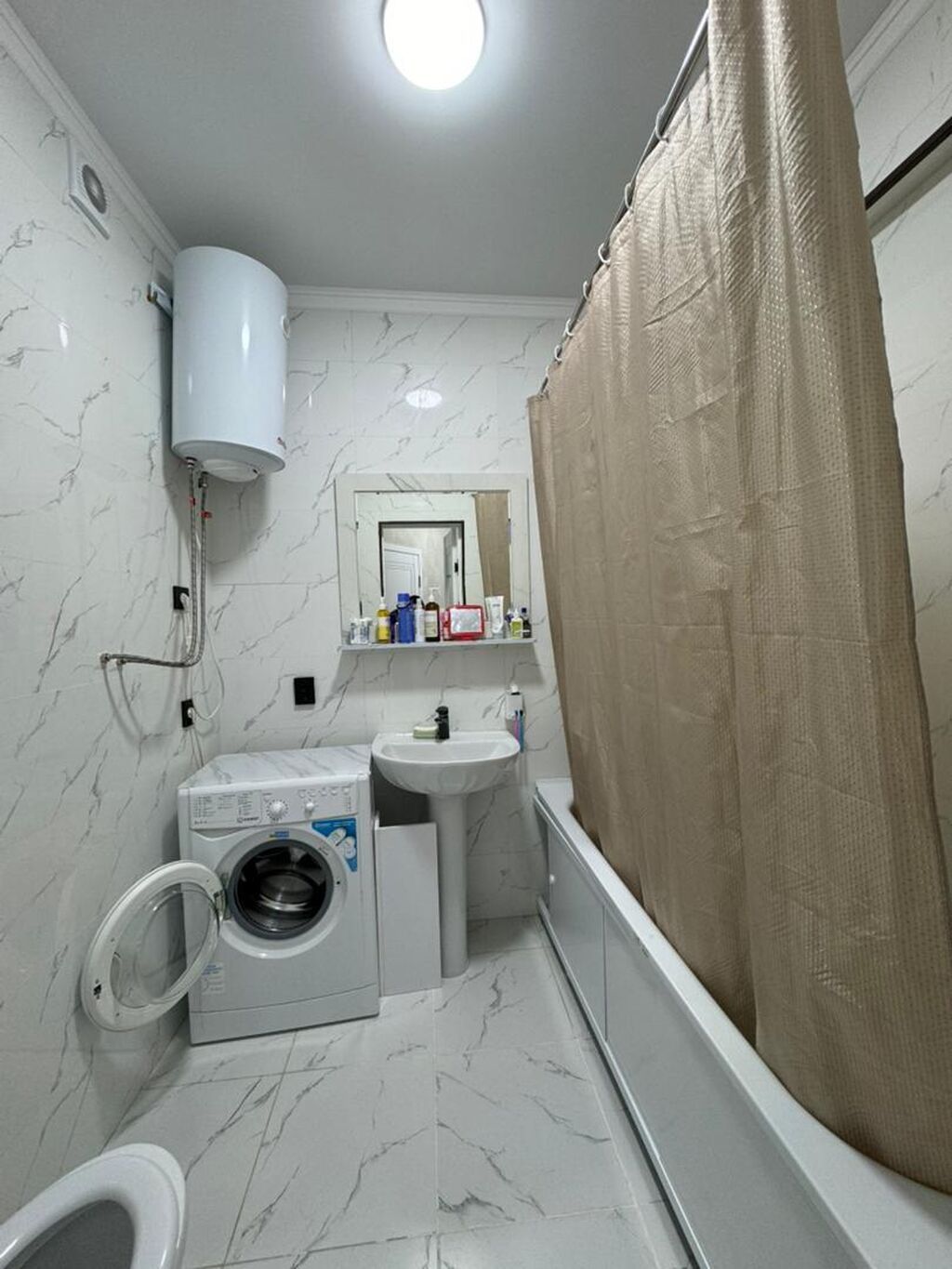 Элитка, 1 ком, 53 м2, этаж 8/10, ж/к Нуртилек Курулуш, Сост: Евроремонт - фото 4