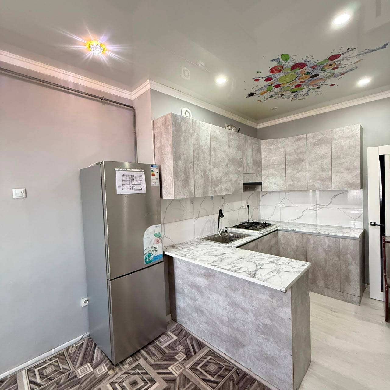 2 ком, 106 улучшенная, 60 м2, этаж 9/12, Сост: Евроремонт - фото 1