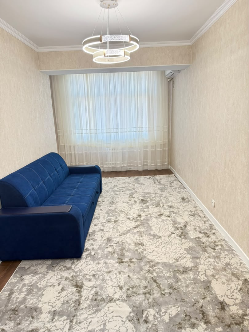 Аренда, Элитка, 2 ком, 57 м2, этаж 10/12, ж/к ЖК Суюмбаева, Сост: Евроремонт - фото 1
