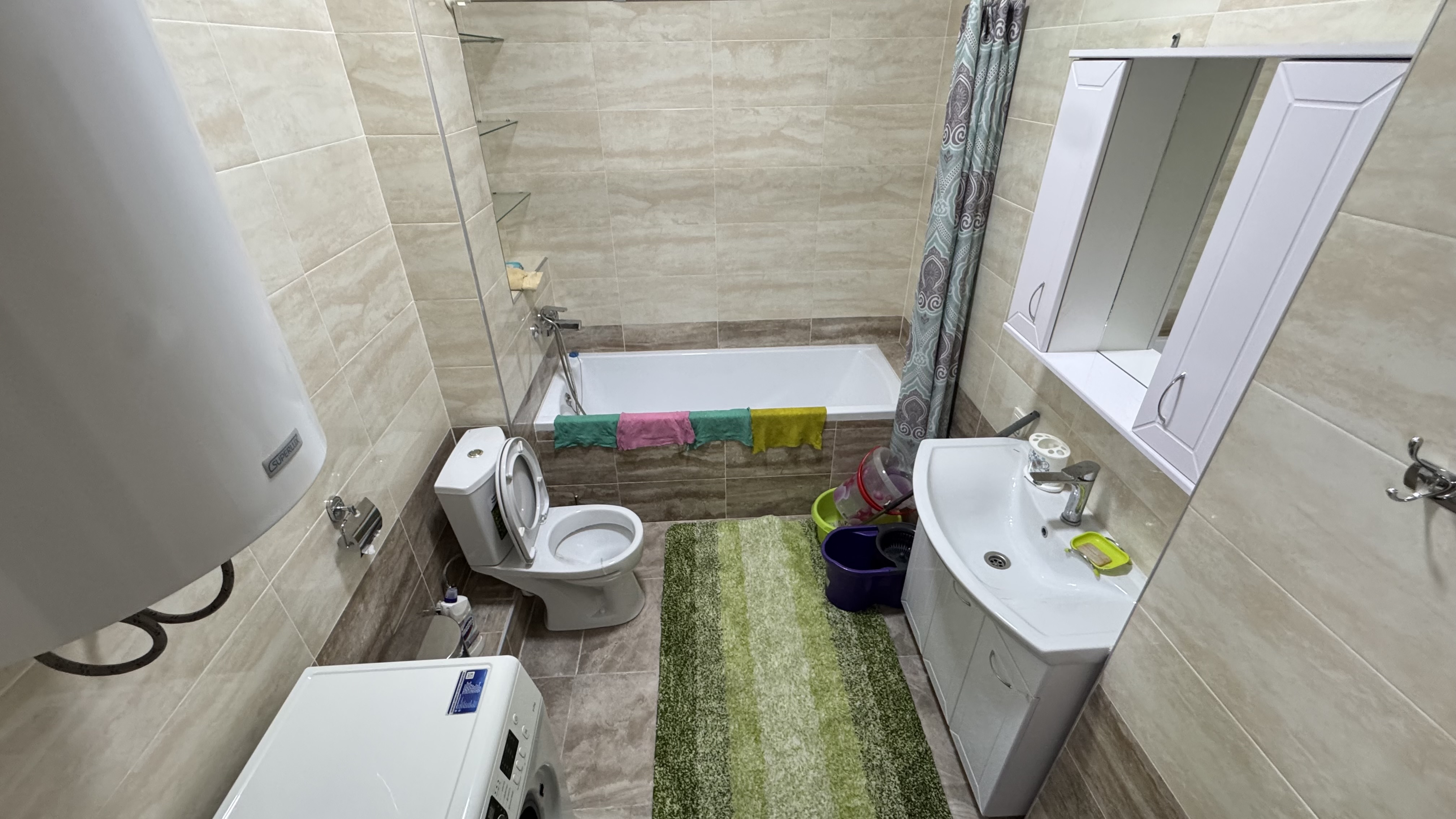 Элитка, 150 м2, этаж 5/10, ж/к Алымбек и Курманжан Датка, Сост: Евроремонт - фото 16