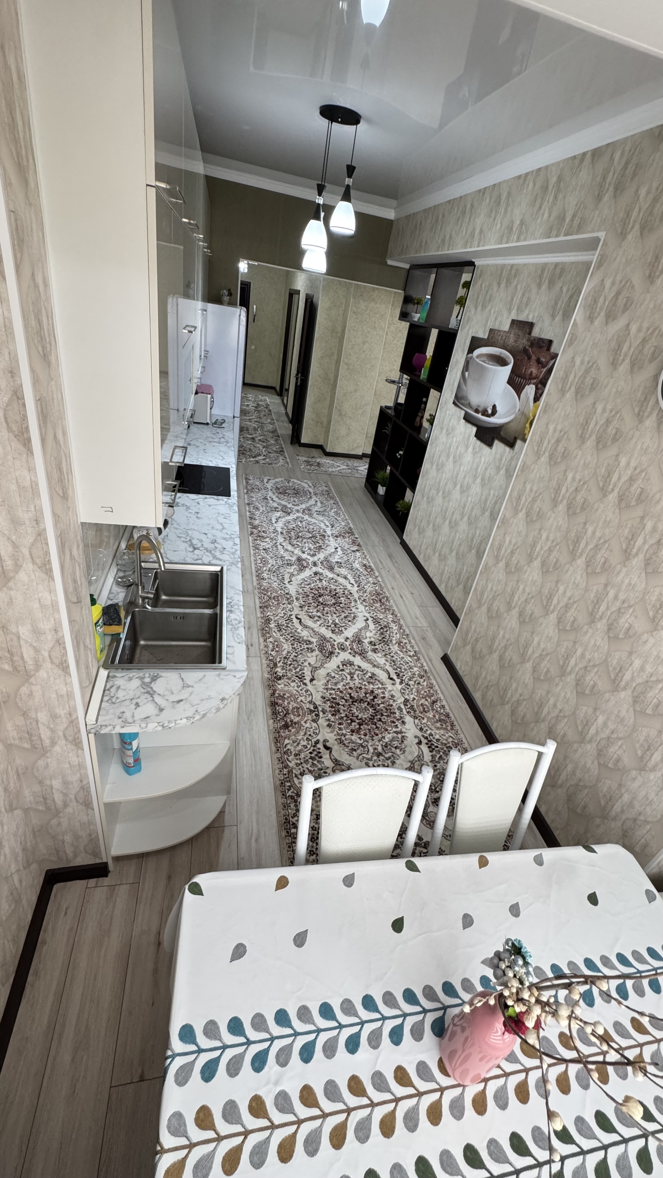 Элитка, 150 м2, этаж 5/10, ж/к Алымбек и Курманжан Датка, Сост: Евроремонт - фото 20