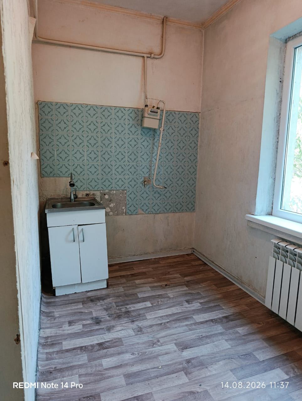 Продажа, 105 серия, 1 ком, 35 м2, этаж 1/5, Сост: Без ремонта - фото 6