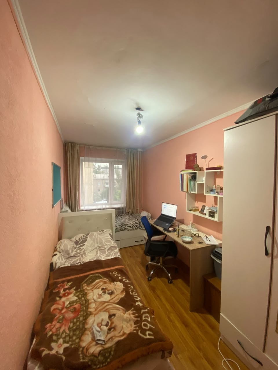 3 ком, Хрущёвка, 55.4 м2, этаж 4/4, Сост: Среднее - фото 1