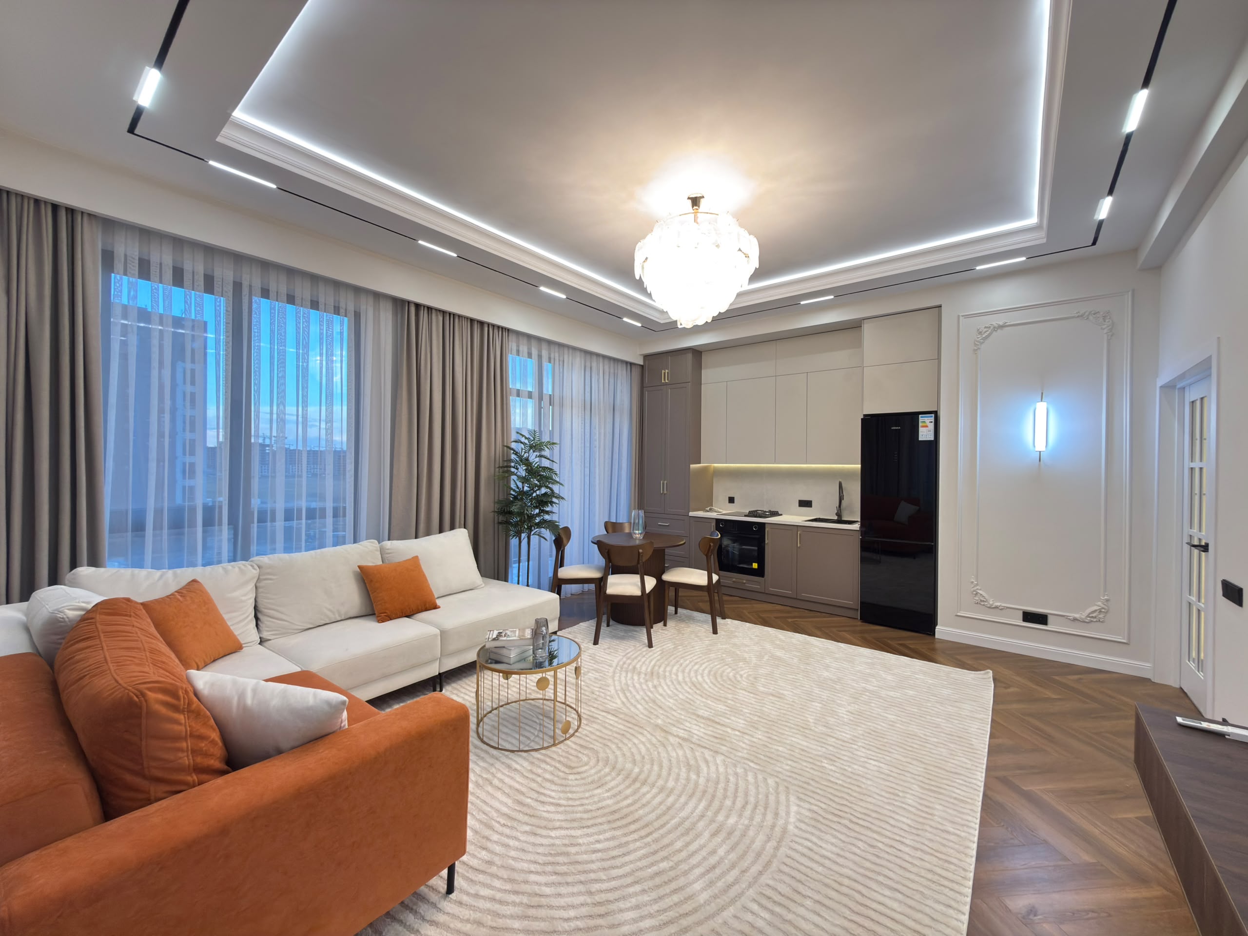 Элитка, 3 ком, 92 м2, этаж 4/8, ж/к ORTOSAY VILLAGE, Сост: Евроремонт - фото 4