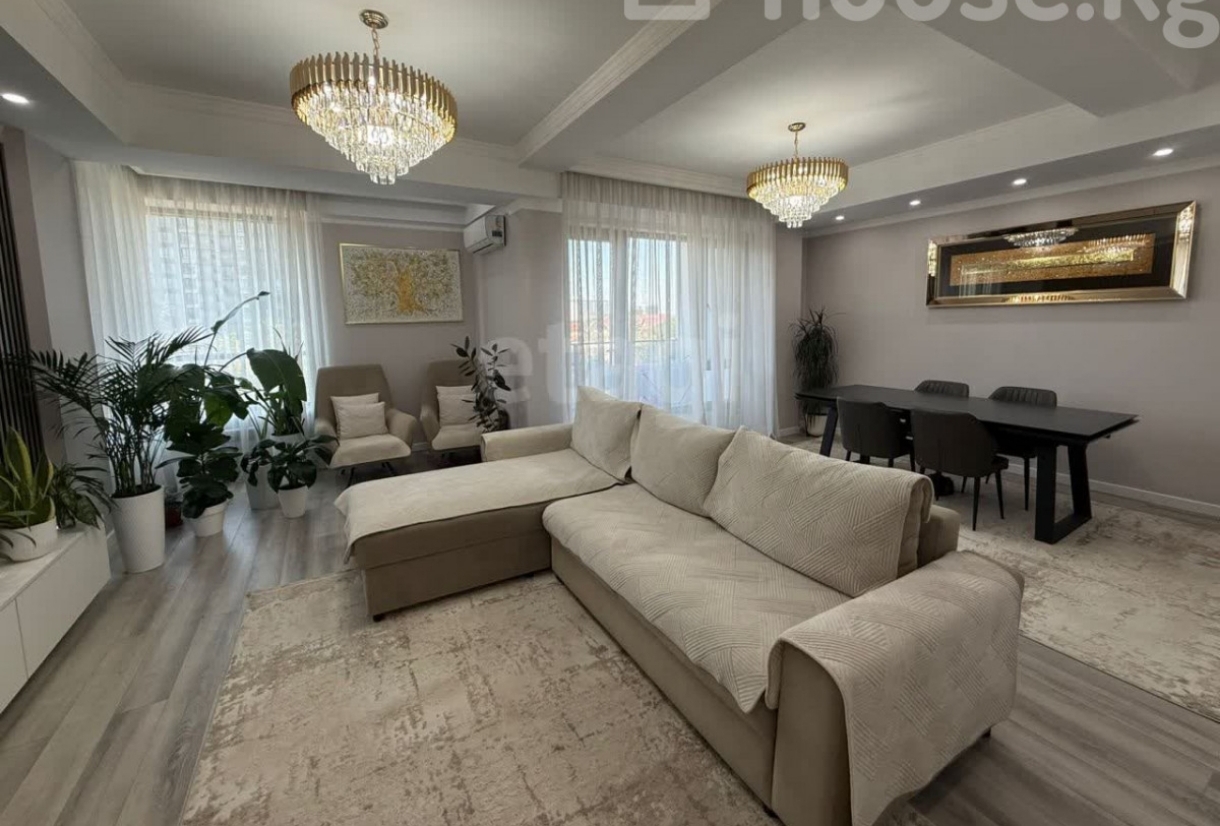 Продажа, Элитка, 4 ком, 120 м2, этаж 3/10, ж/к Жилой дом "Манас", Сост: Евроремонт - фото 13
