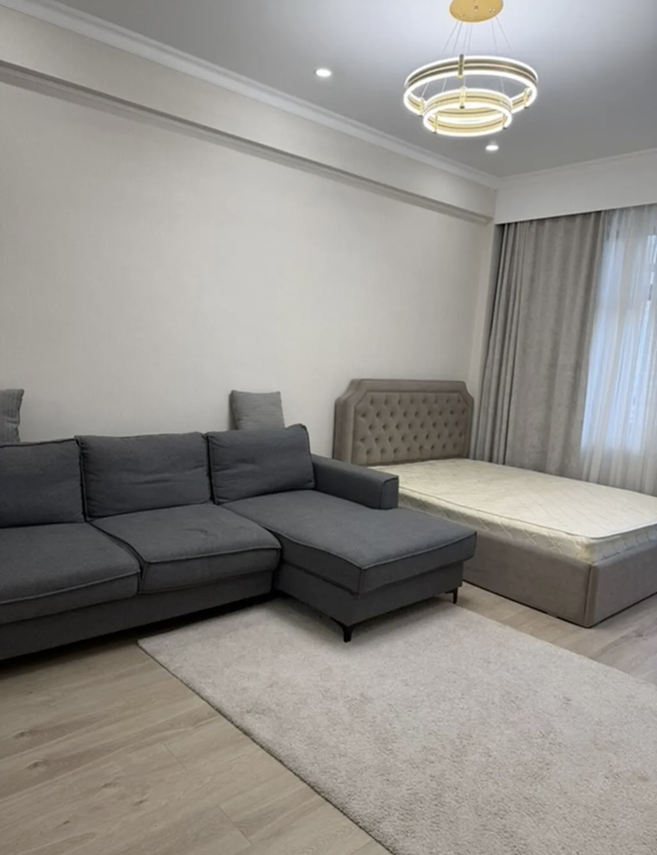Аренда, Элитка, 1 ком, 44 м2, этаж 8/12, ж/к Парк Авеню (Park Avenue), Сост: Евроремонт - фото 1