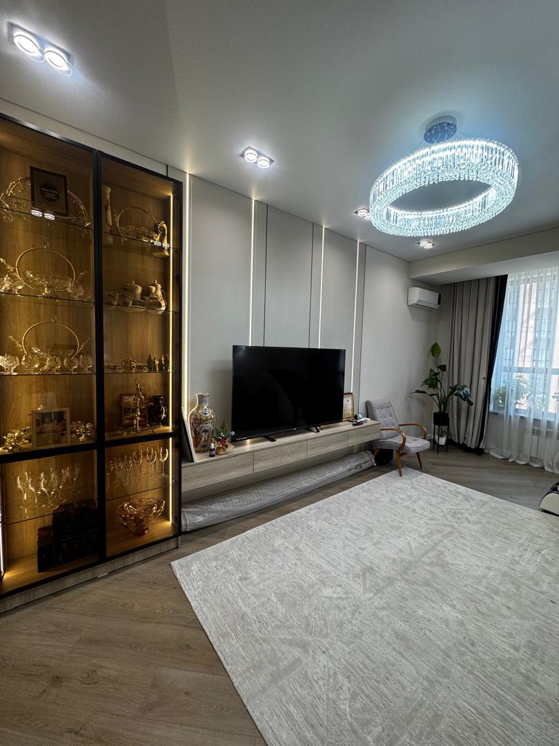 Элитка, 3 ком, 100 м2, этаж 5/11, ж/к Нурзаман Сити (Nurzaman City), Сост: Евроремонт - фото 7