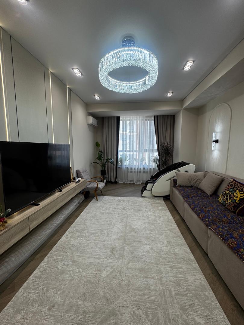Элитка, 3 ком, 100 м2, этаж 5/11, ж/к Нурзаман Сити (Nurzaman City), Сост: Евроремонт - фото 8