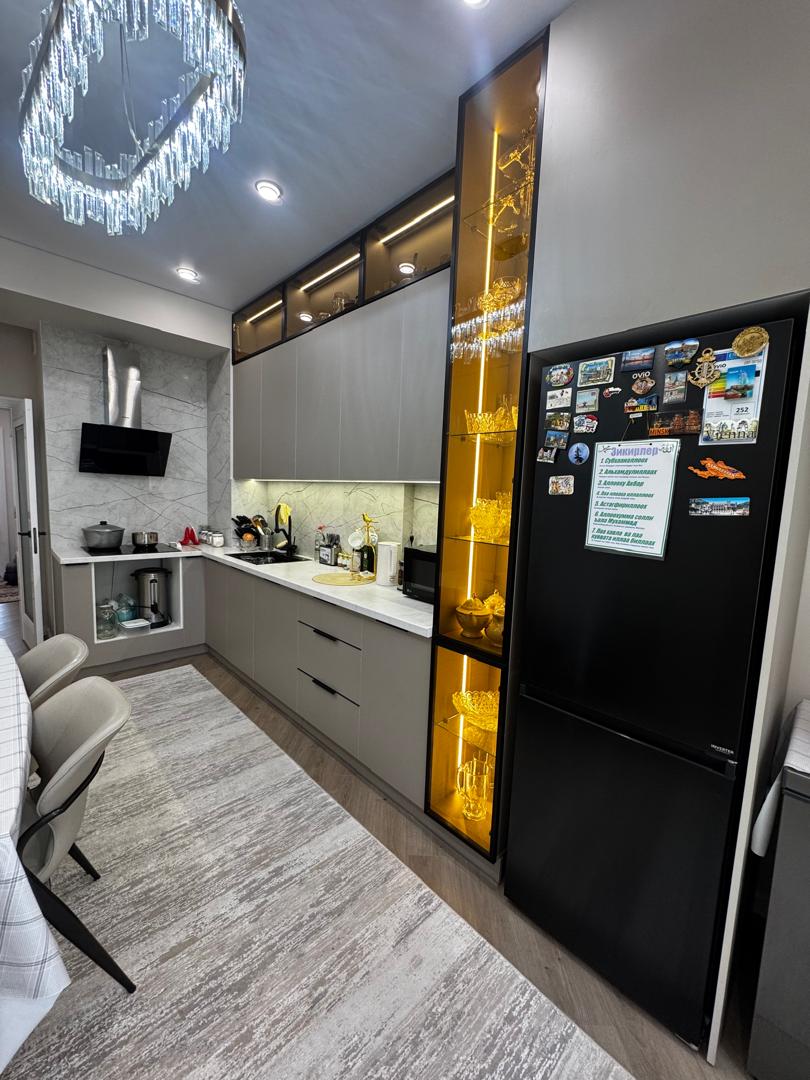 Элитка, 3 ком, 100 м2, этаж 5/11, ж/к Нурзаман Сити (Nurzaman City), Сост: Евроремонт - фото 16