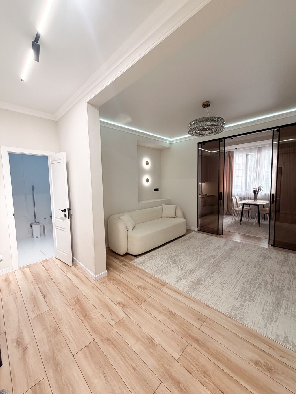 Элитка, 2 ком, 60 м2, этаж 2/10, ж/к Кара-Жыгач, Сост: Евроремонт - фото 16