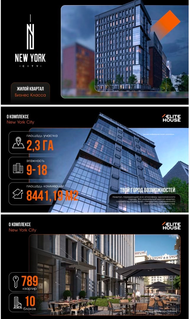 Элитка, 1 ком, 41.04 м2, этаж 4/14, ж/к Нью-Йорк сити (New York city), Сост: Строящийся ПСО - фото 1