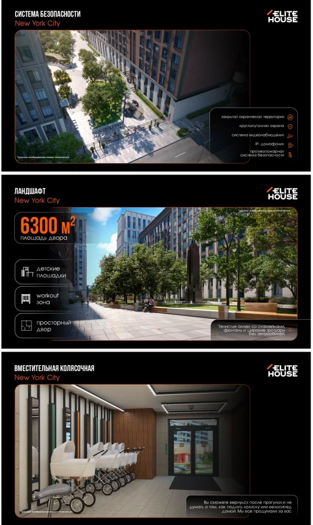 Элитка, 1 ком, 41.04 м2, этаж 4/14, ж/к Нью-Йорк сити (New York city), Сост: Строящийся ПСО - фото 3