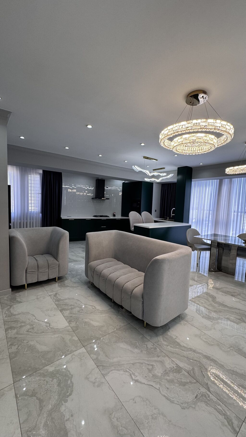 Элитка, 3 ком, 100 м2, этаж 15/16, ж/к СК Шерой, Сост: Евроремонт - фото 21