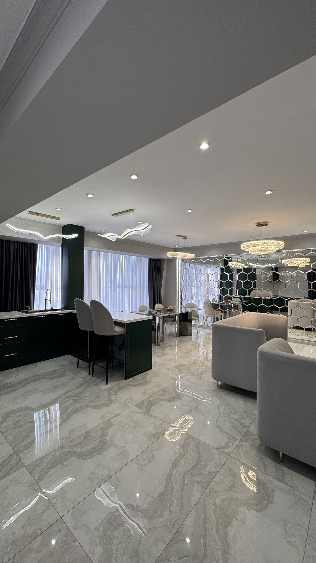 Элитка, 3 ком, 100 м2, этаж 15/16, ж/к СК Шерой, Сост: Евроремонт - фото 22